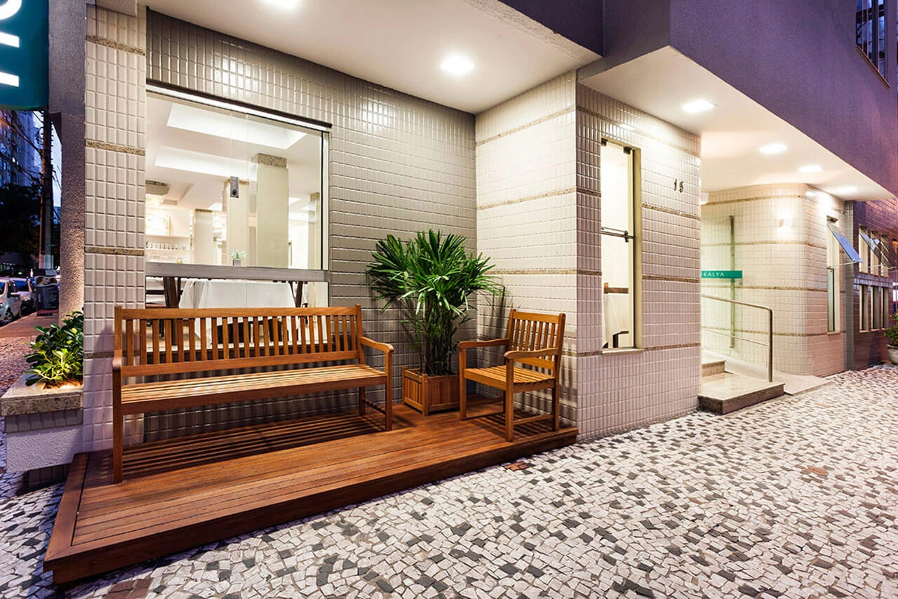 Fachada do hotel